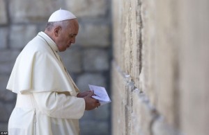 The Pope goes to the people who murdered Jesus Christ and prays at their Wailing Wall!  Why would the representative of Jesus Christ go and pray in the land of the people who hated and murdered Him?