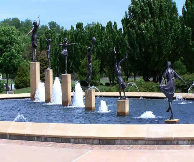 Children’s Fountain in Kansas City.  These 6 statues were made by Tom Corbin.