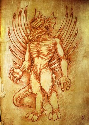 Adramelech was originally a sun god in the Sepharvite and Assyrian pantheons. Over the centuries he became demonized in Judeo-Christian belief. By the middle ages he had been made Chancellor of Hell.